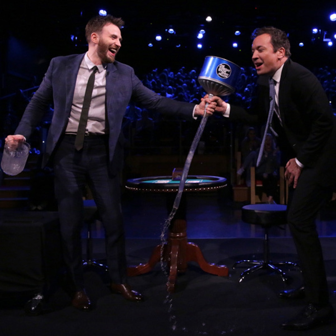 Chris Evans and Jimmy Fallon Get Iced Playing ''Frozen Blackjack''